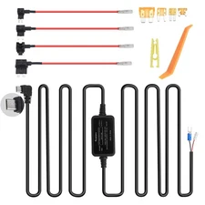 Dash Cam Hardwire Kit Micro USB Car Dash Camera Charger Cable Power Cord Comp...