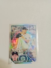 George Kirby 2023 Topps Series 1 Future Stars rainbow foil #195 Seattle Mariners
