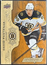 2018-19 UD Engrained David Pastrnak 7 Base /299