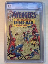 Avengers #11 CGC 5.0 Off-White to White Spider-Man Silver Age Marvel Comics
