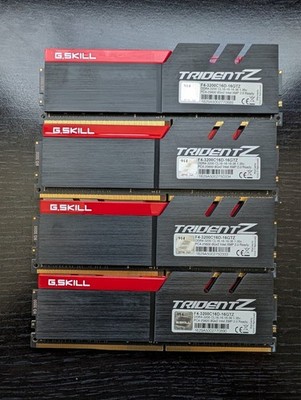 G.Skill Trident Z 32GB (4 x 8GB) PC4-25600 (DDR4-3200) Memory RAM