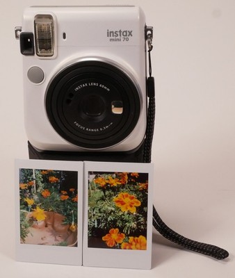 Fujifilm Instax Mini 70 Instant Camera White Film Tested/works