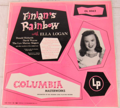 Finian's Rainbow, Ella Logan, Vinyl Records LP