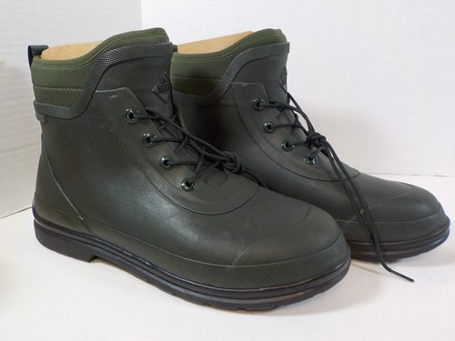 Original Muck Boot Schnürstiefel mittelhoch wasserdicht Stiefel Moosfarbe Herren Größe 13 - Bild 1 von 7