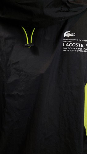 LACOSTE SPORT WINDBREAKER PERFORMANCE JACKE SCHWARZ-LIMETTE GRÖSSE LARGE UVP 179€ - Bild 7 von 14
