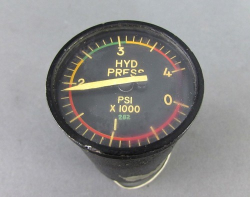 Indicador manómetro hidráulico Nortek SR-07F Boeing 26 voltios PSI 1000 - Imagen 4 de 4