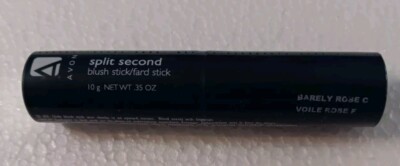 Avon Split Second Blush Stick - BARELY ROSE 10 g / 0.35oz NEW SEALED NOS