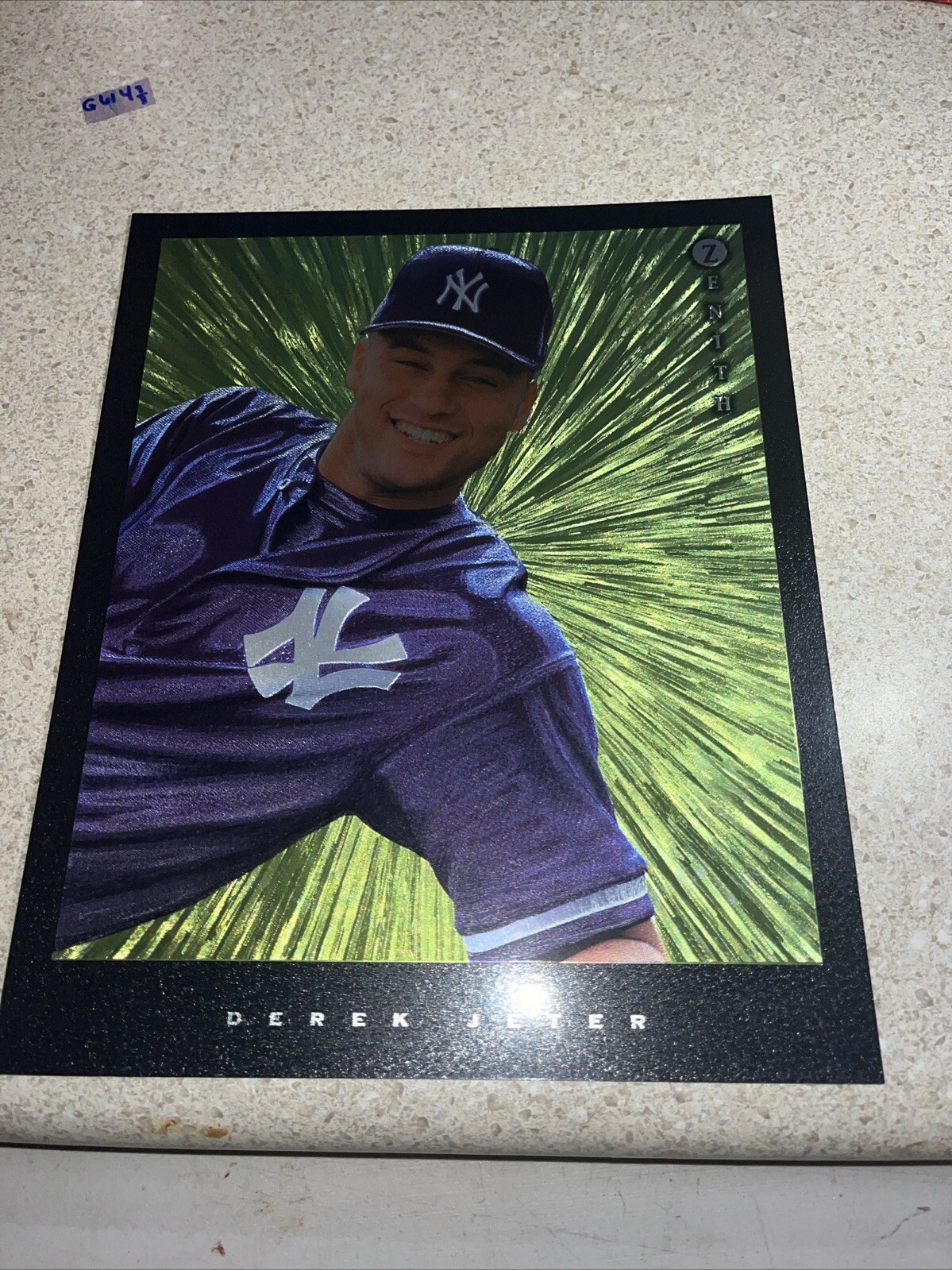 G813~ 1997 Pinnacle Zenith DEREK JETER 17 OF 24  8x10 Oversized Card YANKEES