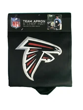 Atlanta Falcons NFL Barbecue Team Tailgating Apron And Chef's Hat Black Logo