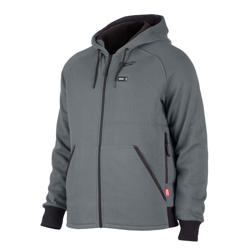 Sweat à Capuche Chauffant Milwaukee M12 306G-21XL - Gris Taille XL - Homme - Neuf Ouvert