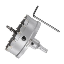 Metal Hole Saw TCT Carbide Cutter 90mm / 3.5" Dia for Stainless Steel Metal