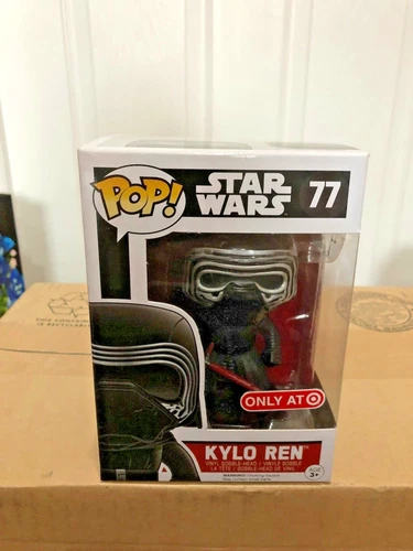 FUNKO POP! STAR WARS FORCE AWAKENS KYLO REN HOODLESS #77 TARGET EXCLUSIVE NEW!