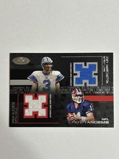 2003 Fleer Hot Prospects Hot Tandems 6/100 Joey Harrington Drew Bledsoe #JH-DB