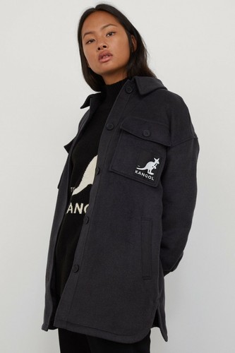Kangol X H\u0026M Oversized Shirt Jacket 
