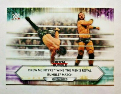 Drew Mcintyre Royal Rumble Full Show 2021 2021 Topps WWE #11 Drew