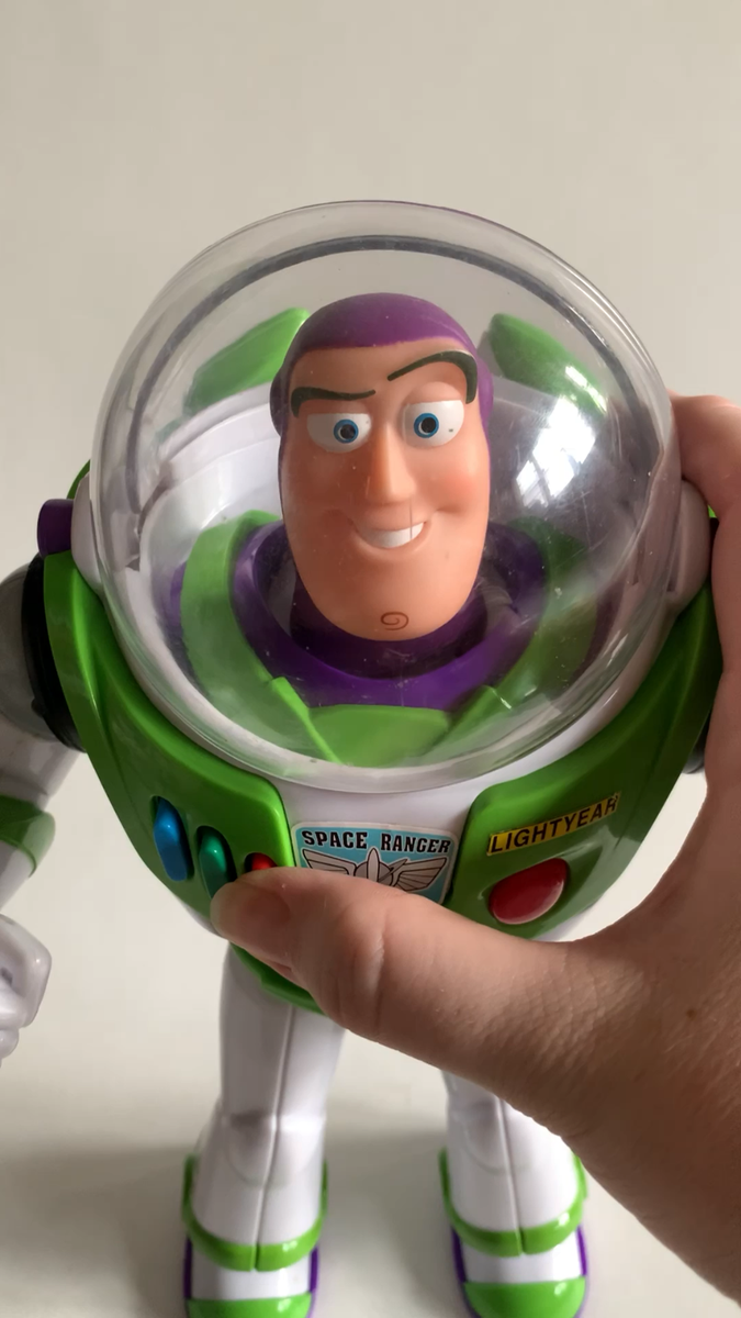 Buzz Lightyear Toy Story 4 Talking Chop Action Figure Thinkway