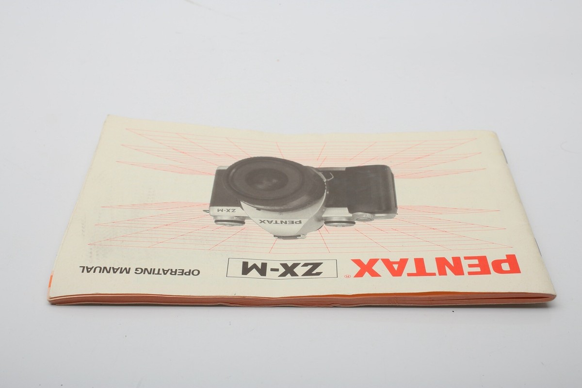 Pentax ZX-M camera Instruction ZXM Manual book- Original +NICE | eBay