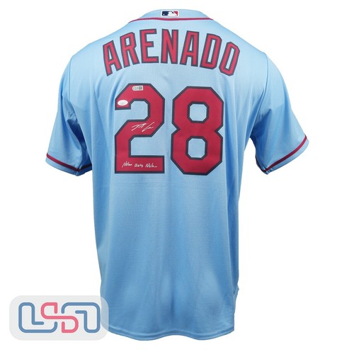 Arenado Baby Blue St Louis Cardinals Jersey Nolan Helmet Nolan