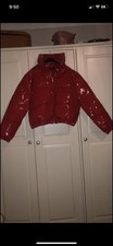 Red Vinyl Coat