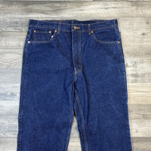 Vtg 80s Levi’s Jeans Mens (40x30) 517-0217 XX Bootcut Blue USA Made (fits 38x30) - Picture 2 of 13