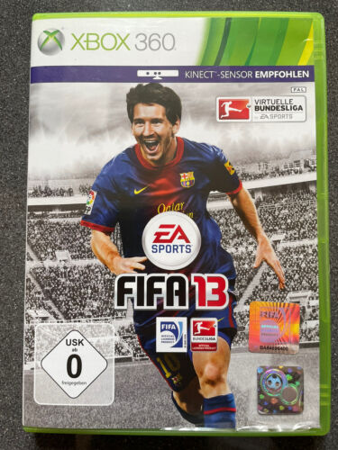FIFA 13 Microsoft Xbox 360 gioco completo di istruzioni IMBALLO ORIGINALE calcio Bundesliga - Foto 1 di 5