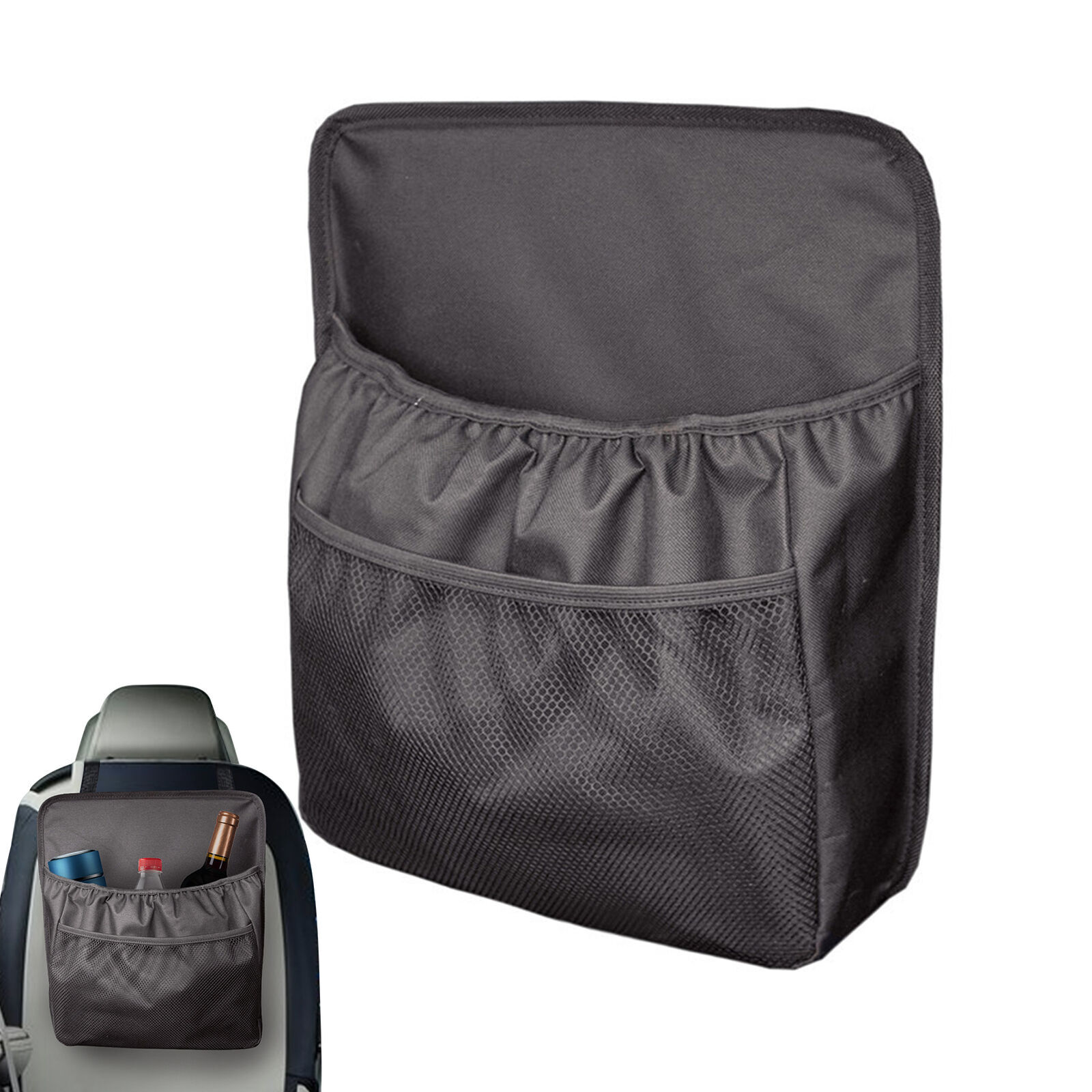 Car Rear Seat Back Multi Hanging Nets Mesh Pocket Storage Bag Organizer Holder