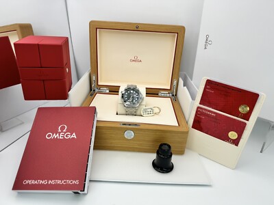 Fresh BrandNew Ω Omega Seamaster Pro300M GreenDial 210.30.42.20.10.001 FullSet