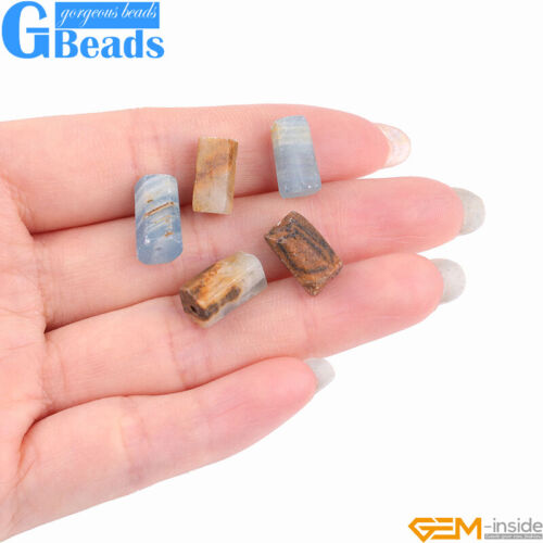 Natural Assorted Gemstone Faceted Tube Column Beads for Jewelry Making 8x12mm - Picture 103 of 192