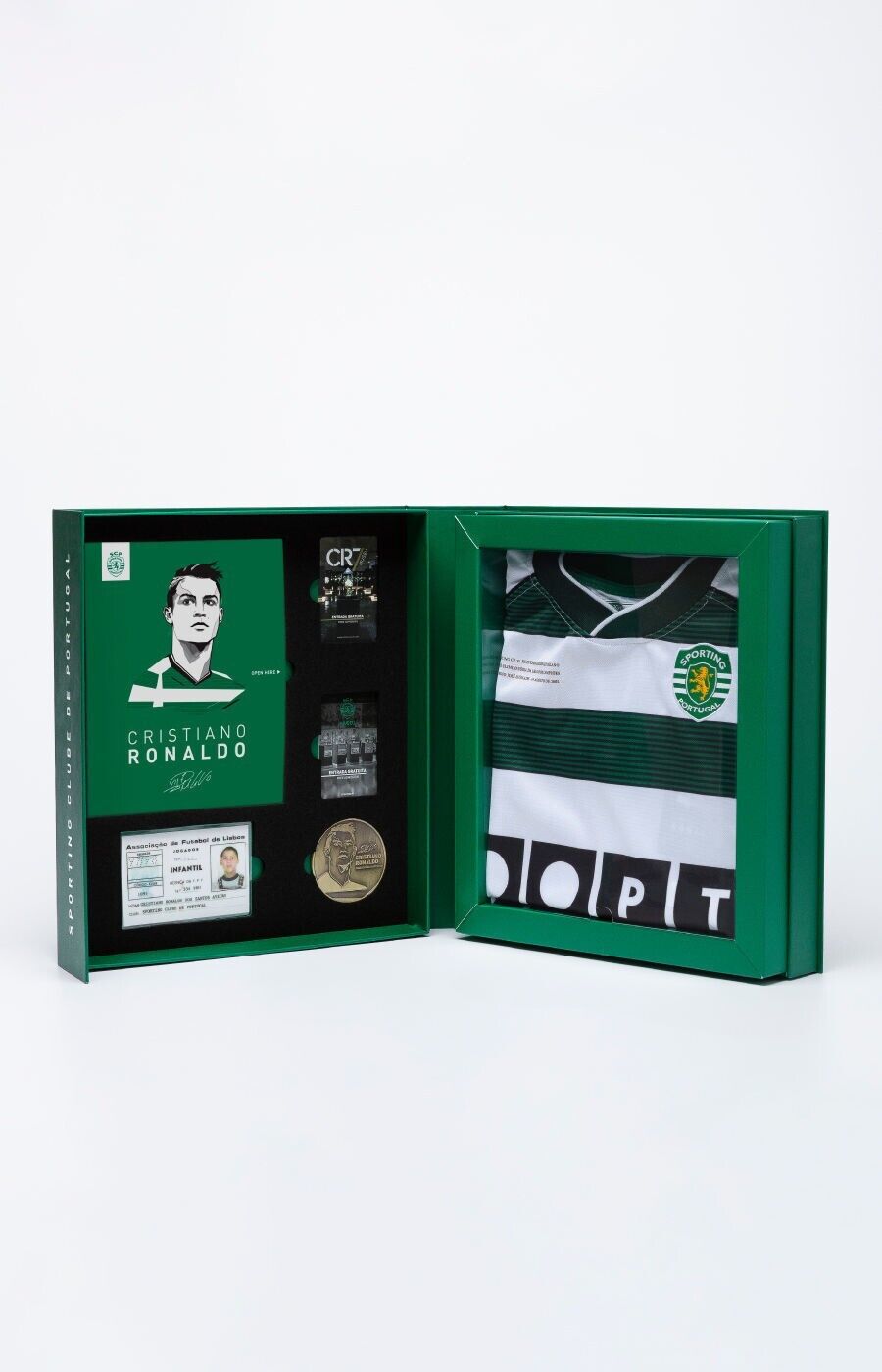 Cristiano Ronaldo Box Limited Edition 21st Anniversary Jersey Sporting 2023