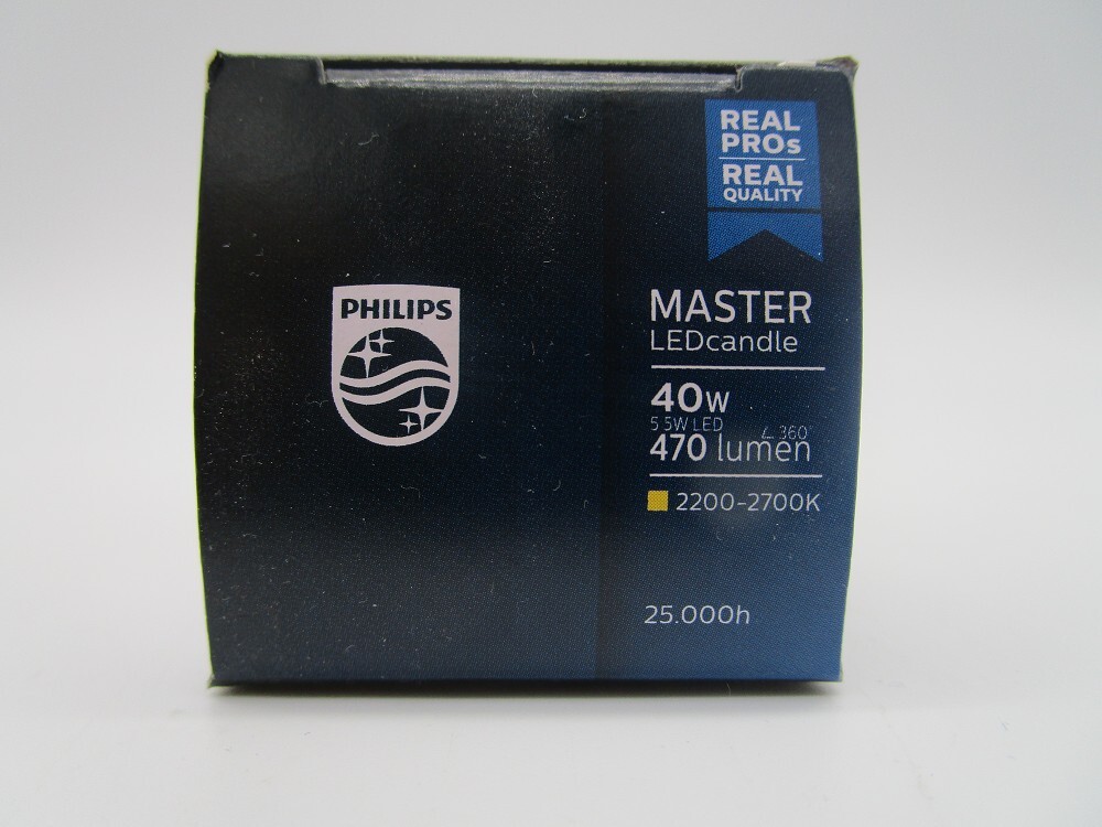 Philips Master LED Kerze E14, Sehr Warmweiß, 485 Lm – Sparsam Wie 40W Glühbirne