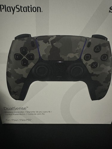 PLAYSTATION PS5 DUALSENSE WIRELESS CONTROLLER - NEU - GRAU CAMOUFLAGE - Bild 2 von 7