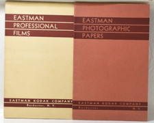 Eastman Kodak Photographic Papers Professional Films Dealer sales brochures 1938