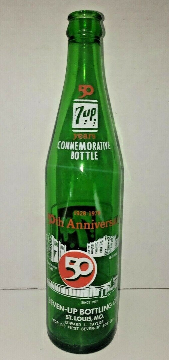 7UP ビンテージ VTG 1978 7UP 50th Anniversary Commemorative Soda Bottle 16