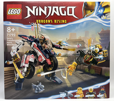 LEGO  Ninjago 71792 Sora's Transforming Mech Bike Racer  3 Minifiguren 384 Teile