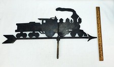 steam train locomotive engine whimsy copper weathervane Wind Directional antique