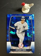 2023 Bowman Chrome Sapphire Baseball Anthony Rizzo #66 Yankees 