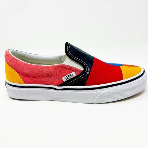 vans slip on patchwork multicolor