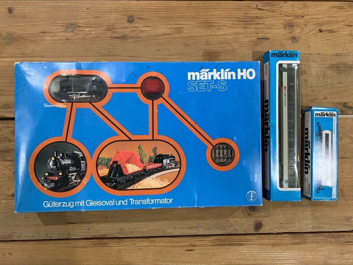 Märklin 鉄道模型 3ｘ SET HO：S+E+T2 Märklin HO Set-S 2930 - Complete Train Set in Pristine