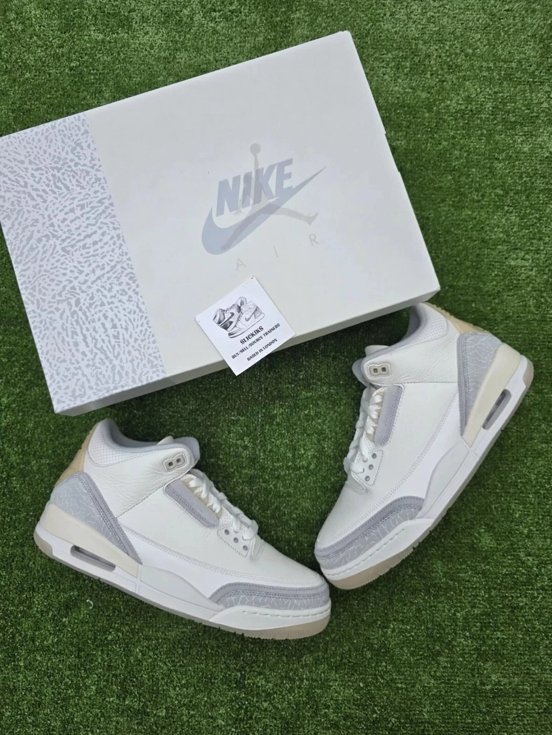 Nike Air Jordan 3 Craft Ivory Uk 9.5 Nuove ✅