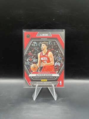 2022 Panini Mosaic Alperen Sengun #AM-SEN GOLD AND RED Prizm Auto
