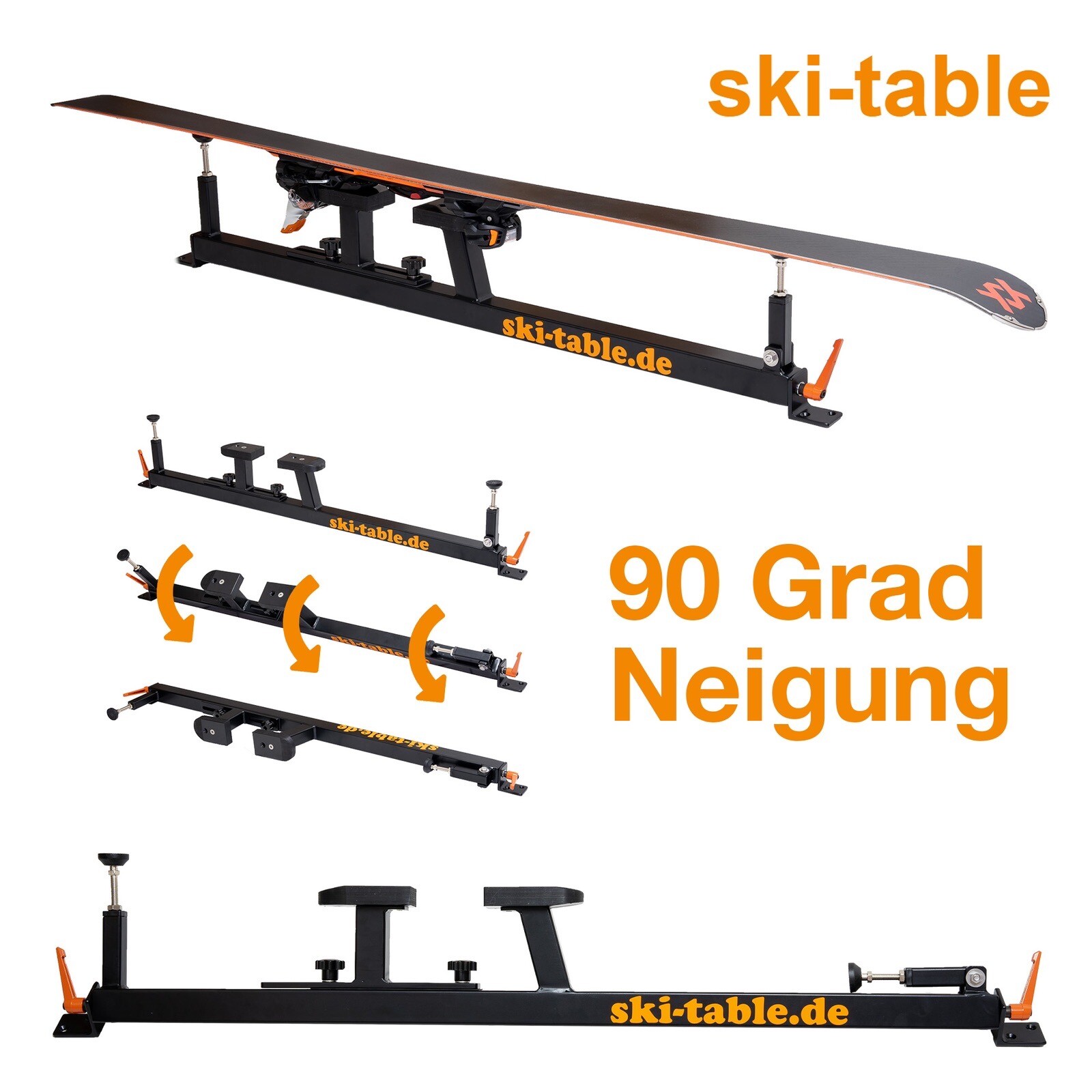 ski-table ALL IN ONE Premium tensor de esquí esquí esquí alpino / freeride / bastón de esquí