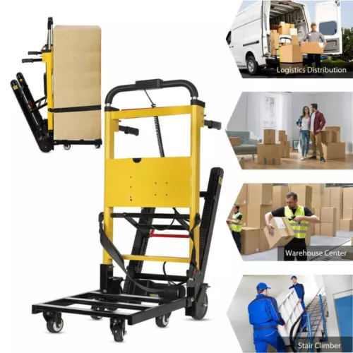 200Kg Tragkraft Elektrischer Treppensteiger Sackkarre Treppenraupe Handkarren - Bild 4 von 24