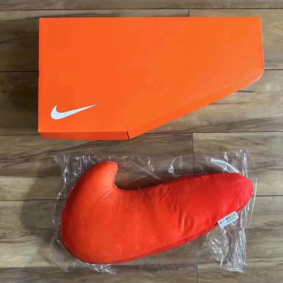 Nike Logo Pillow OG021-010A, New without Original Box Spot Nike Logo Pillow OG021-010A, New without Original Box Spot