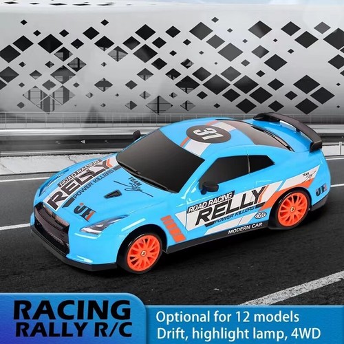 Telecomando auto 1/24 2.4G 4WD RC Drift Sport Racing On-Road veicolo GTR modalità - Foto 8 di 27