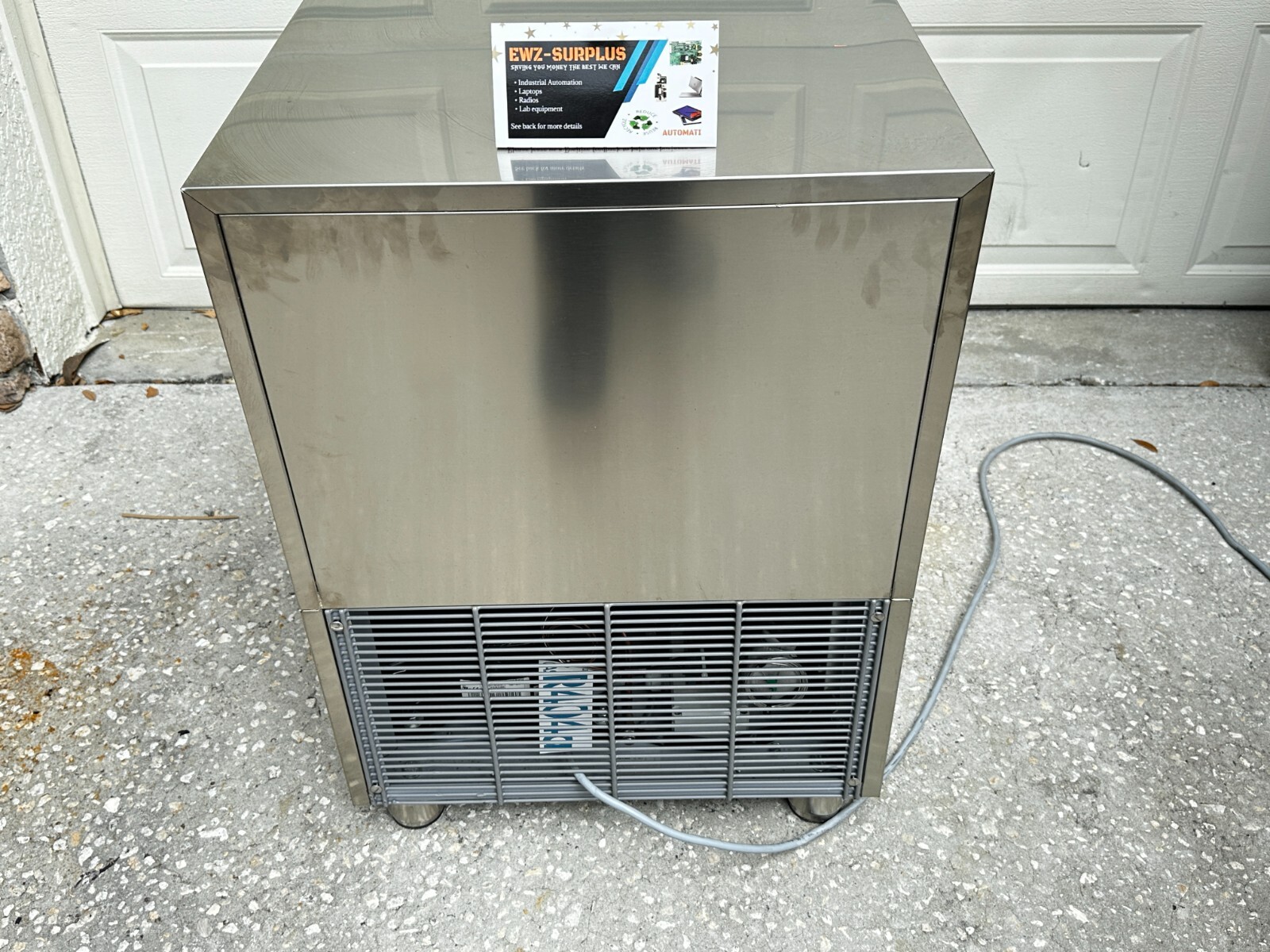NICE IRINOX EF10.1 BLAST CHILER CHOCK FREEZER MODEL EF10.1 TESTED AND ...
