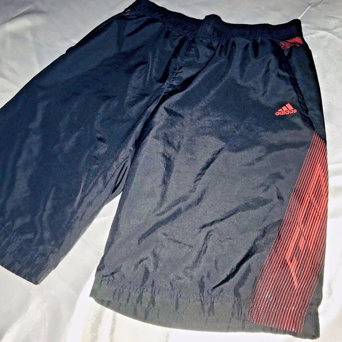 Súper rara Pantalones cortos de fútbol Adidas F50 Nylon Glanz sedoso  brillante Negro Naranja Mediana | eBay