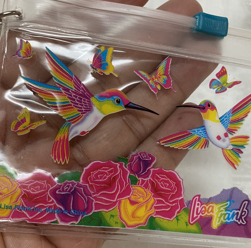 Lisa Frank Keychain Coin Purse Hummingbird | eBay