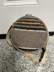 Vintage Wool Round Metal Canteen
