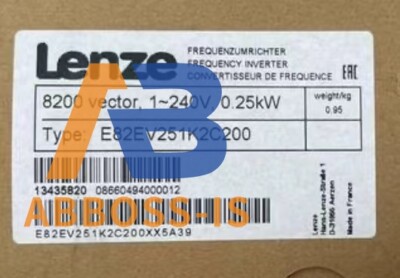 E82EV251_2C200 E82EV251K2C200 Lenze Inverter NEW FedEx or DHL