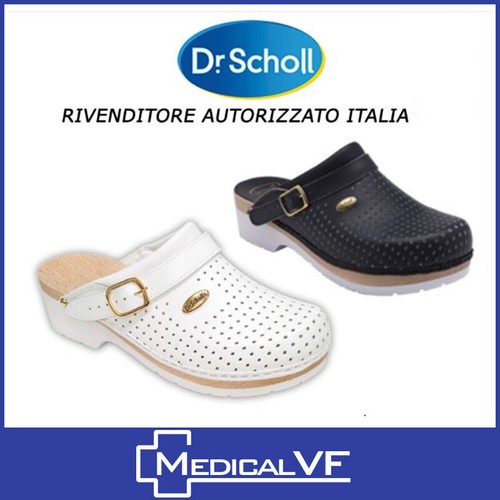 Dr. SCHOLL CLOG SUPERCOMFORT SCARPA LAVORO CIABATTA ZOCCOLO LEGNO | eBay